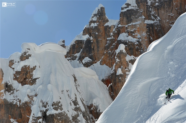 Dolomite skiing at it´s best (Rider: Florian Rudolf)